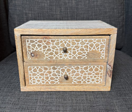 Wooden drawer mini trinket - wooden,