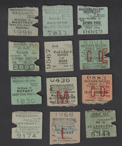 Twelve old rail train - twelve,