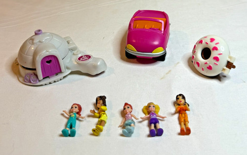 Polly pocket doll figures - 1",