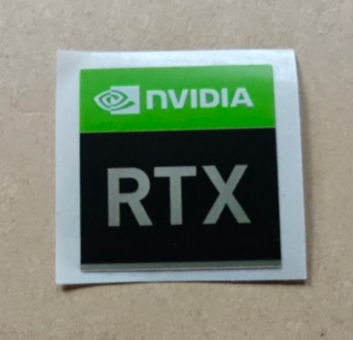 Nvidia rtx decal sticker badge - rtx,