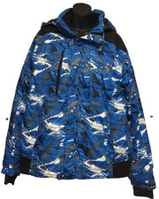 Ice Peak Ski Jacket Blue and White Size L