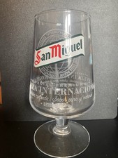 San Miguel Beer Glasses 6 Pint & 6 Half Pint