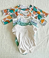 0 - 1 month up to one month baby boy vest bundle long and short sleeves