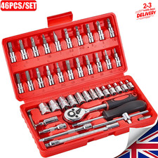 46pcs Metric Socket Ratchet