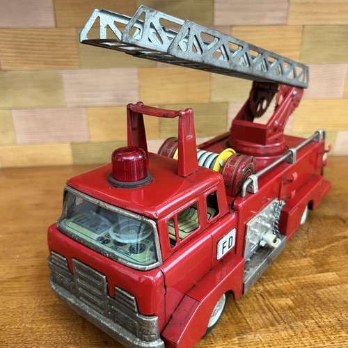 Bandai tin toy car king - bandai,