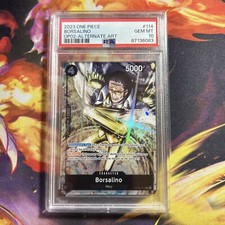 Borsalino OP02-114 SR Alt Art - Paramount War - English - One Piece TCG PSA 10