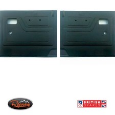 LAND ROVER DEFENDER 90 110 1985 87 - FRONT RH & LH DOOR INTERIOR TRIM DOOR CARD