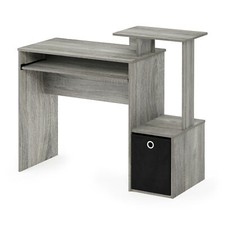 Furinno ECON Desk, Gaming Desk, Computer Desk, Office Desk, French Oak