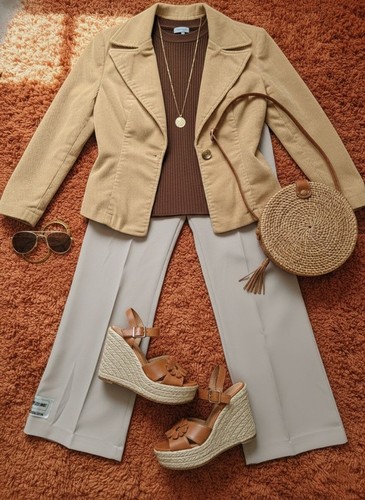 Vintage 1970s deadstock tan - vintage,