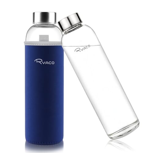 Ryaco glass water bottle - glass,