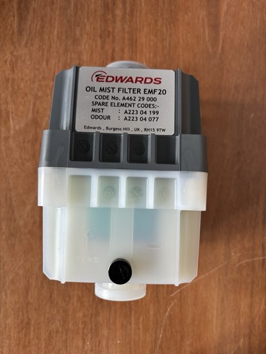 Edwards emf20 oil mist - edwards,