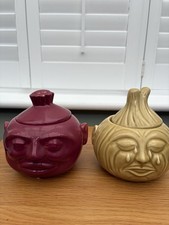 Storage Pots x 2 (Onion +