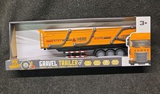 1:24 Scale Truck Lorry Gravel Trailer Only Toy Plastic (Cab Missing)