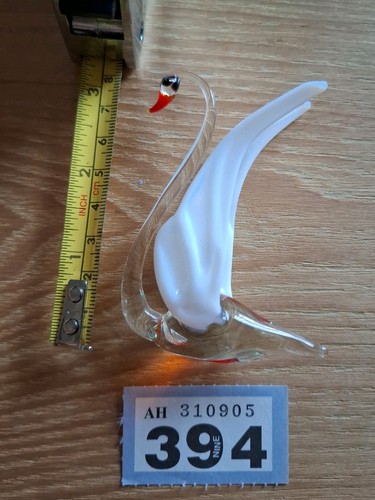 394 murano art - glass, swan