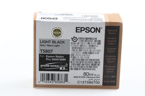 Epson t5807 light black ink - light,