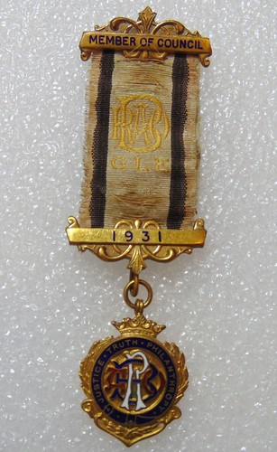 1931 raob medal jewel - 1931,