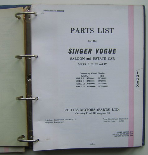 Singer vogue saloon estate - vogue, &