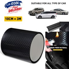 10cm*3m Carbon Fiber Car Sticker Door Sill Scuff Anti Scratch Tape Protector HOT