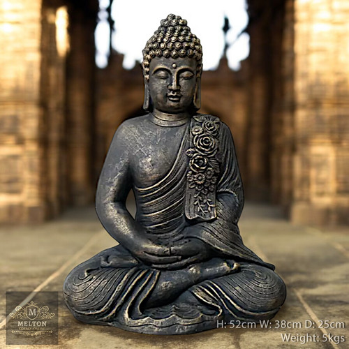 Large sitting buddha statue - sitting,