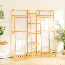 Heavy Duty Wooden Clothes Rail