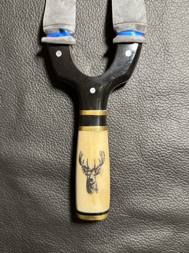 Stag engraving camel bone - camel,