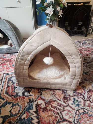 Bedsure large cat dog cave - bedsure, cat/