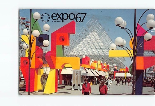 Postcard ronde amusement - la,
