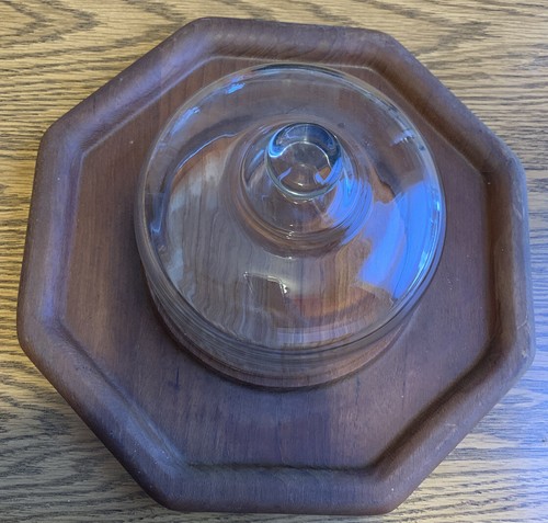 Large goodwood teak glass dome - teak,
