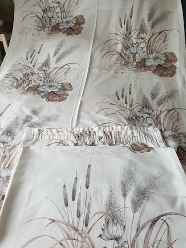 Pair vintage curtains - a, of