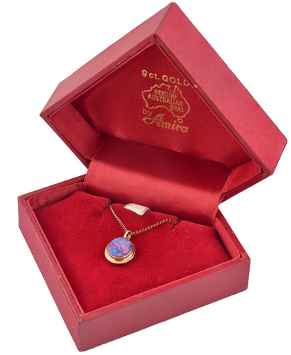 Vintage australian black opal - vintage,
