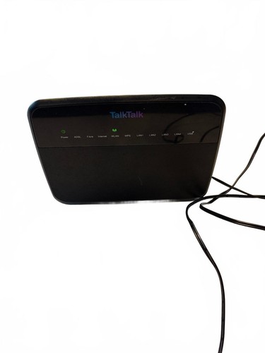 Talktalk black wireless router - talktalk,
