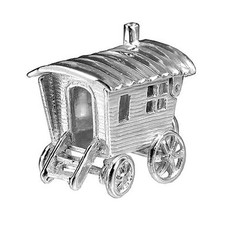 Tractor Charm 925 Sterling