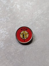 Vintage 80s Rush Pin Badge