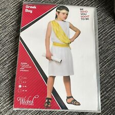 Ancient Greek Boy Outfit Fancy Dress Costume Book Day Kids Boys - 8-10yrs
