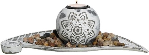 Wooden ball tealight - wooden,