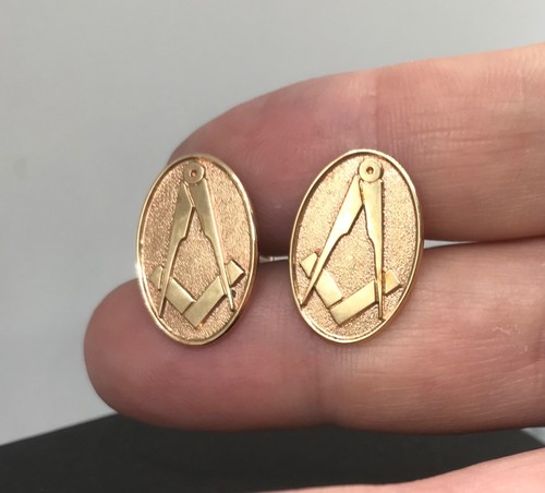 Vintage masonic solid 9ct gold - 9ct,
