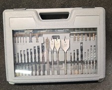 Drill Bit Set Combination with Screwdriver Bits With Carry Case.
