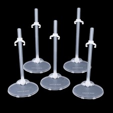 12pcs clear doll - clear, stand