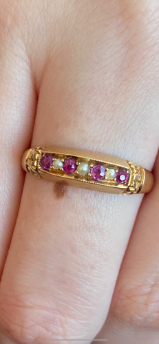 18ct gold antique - 18ct, and