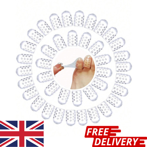 Pcs clear silicone toe - 30,
