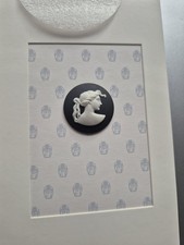 Wedgwood Bicentenary Celebration Jasper Cameo Card vintage VGC 