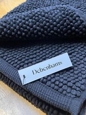BNWT DEBENHAMS BATH MAT BLACK