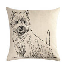 west highland terrier  dog cushoin  cover new