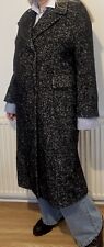 zara mohair blend coat women size L