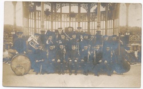 Military band bandstand no - on, bandstand,