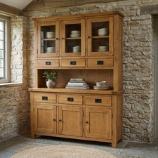 Glazed dresser and sideboard - dresser,