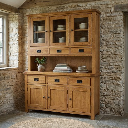 Glazed dresser and sideboard - dresser,