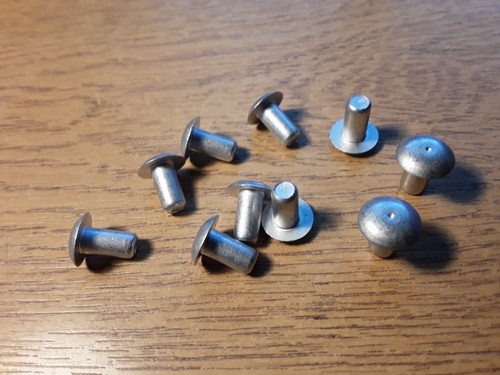 8 oval head solid - 3/16", 3/8"