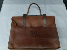 Vintage Leather School Satchel