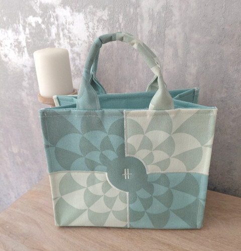 Harrods small tote bag teal - harrods,